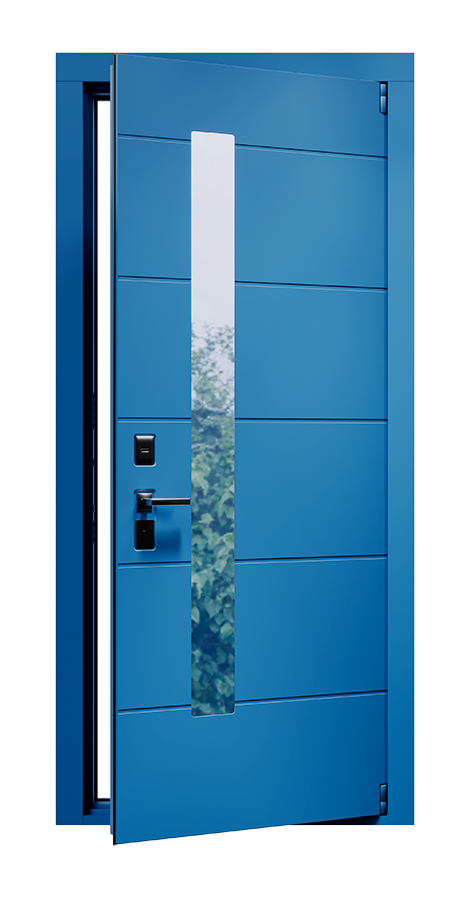 Гранд CH09 RAL 5024 со стеклопакетом